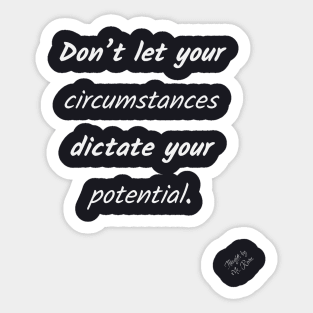 Circumstances and Potential Sticker